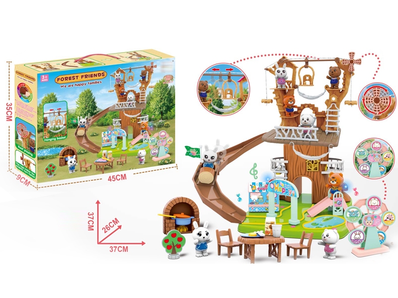 FOREST AMUSEMENT PARK W/RAIL - HP1147118