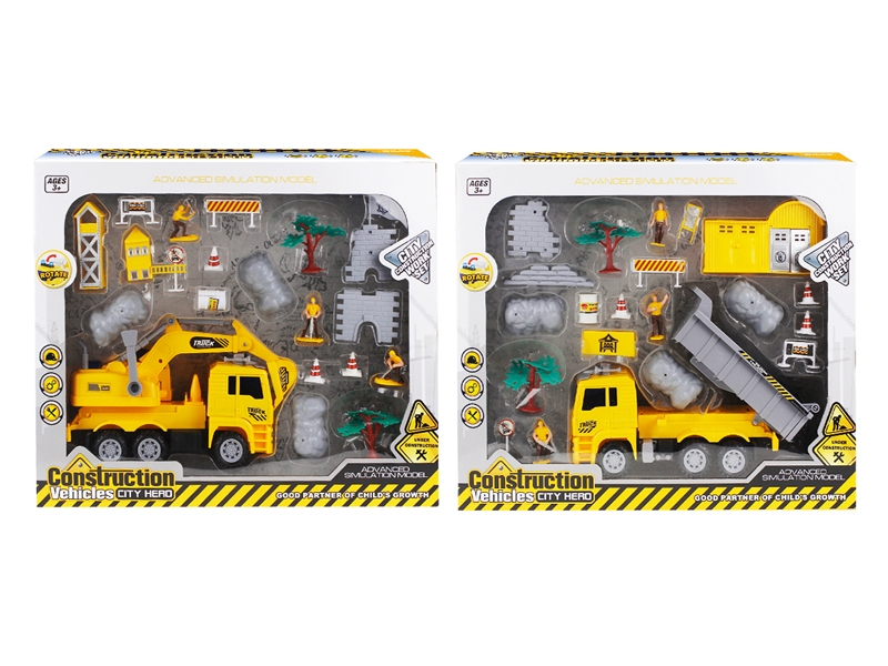 FRICTION CONSTRUCTION CAR SET - HP1147460