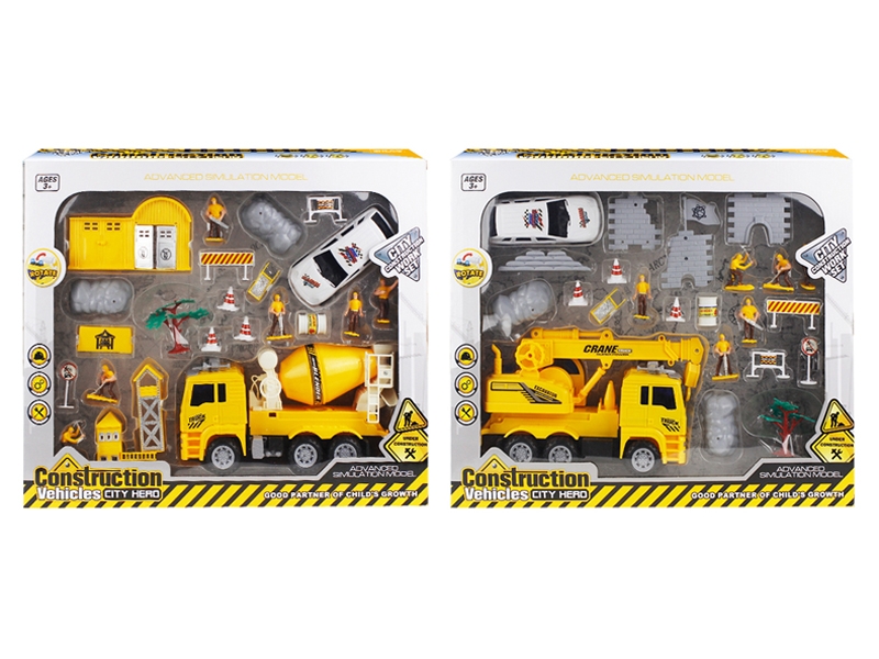 FRICTION CONSTRUCTION CAR SET - HP1147461