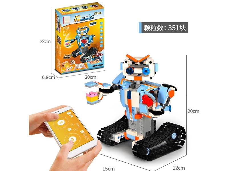 智能遥控积木APP版罗伯特M4
（科技蓝）351/PCS - HP1147697
