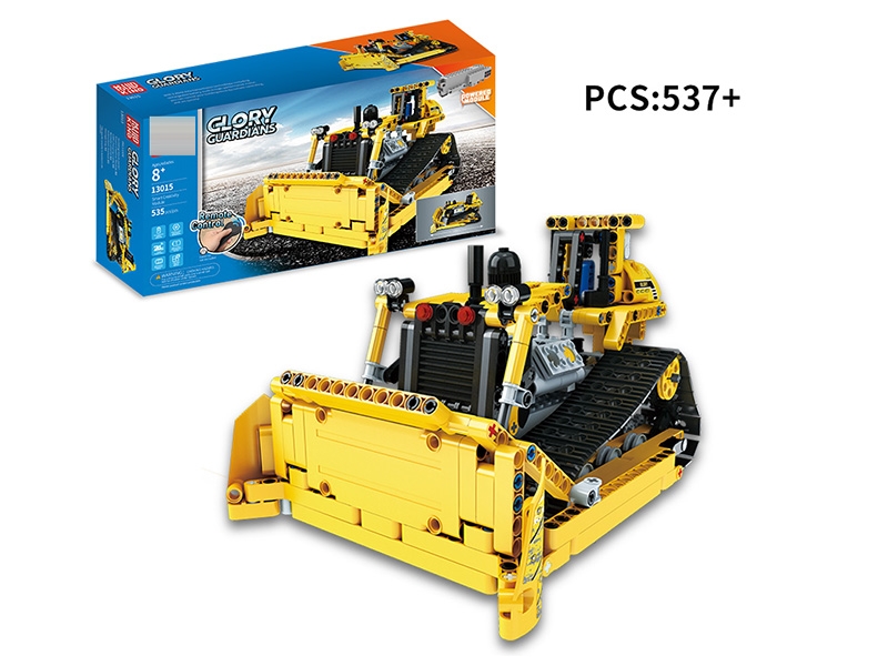 智能遥控积木履带推土机537/PCS - HP1147708