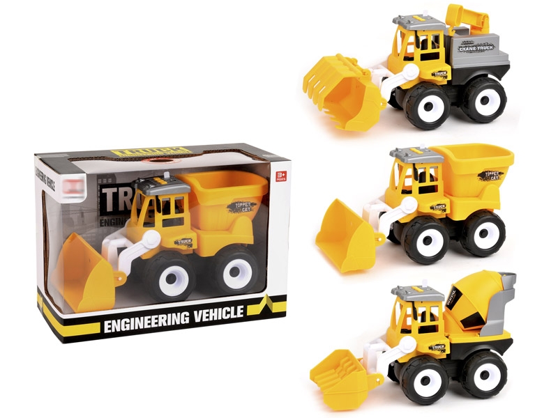 FRICTION CONSTRUCTION CAR W/LIGHT & MUSIC,3ASST - HP1147983