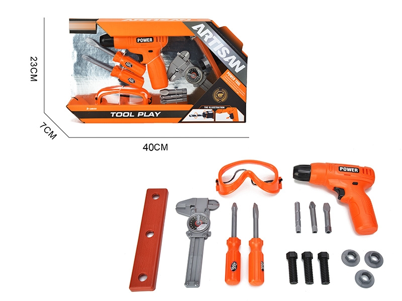 B/O TOOL SET 15PCS,2*AA NOT INCLUDED BATTERY - HP1148149