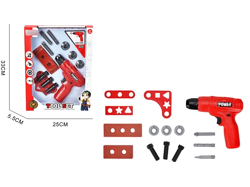 B/O TOOL SET 15PCS,2*AA NOT INCLUDED BATTERY - HP1148154