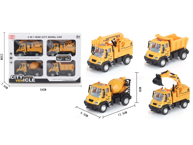 1:64 PULL BACK CONSTRUCTION CAR - HP1148313