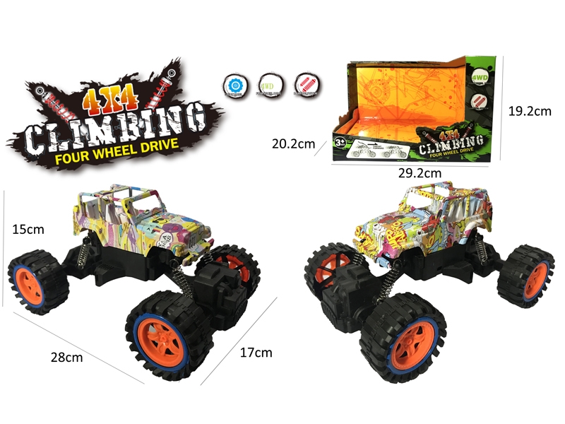 FRICTION CLIMBLING CAR,2ASST - HP1148342