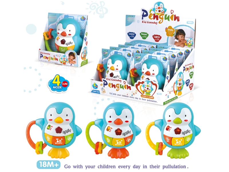 PENGUIN MUSICAL TOYS W/LIGHT & SOUND 8PCS/DISPLAY BOX - HP1148375