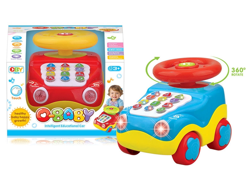 B/O BUMP AND GO STEERING WHEEL LEARNING CAR W/LIGHT & MUSIC - HP1148530