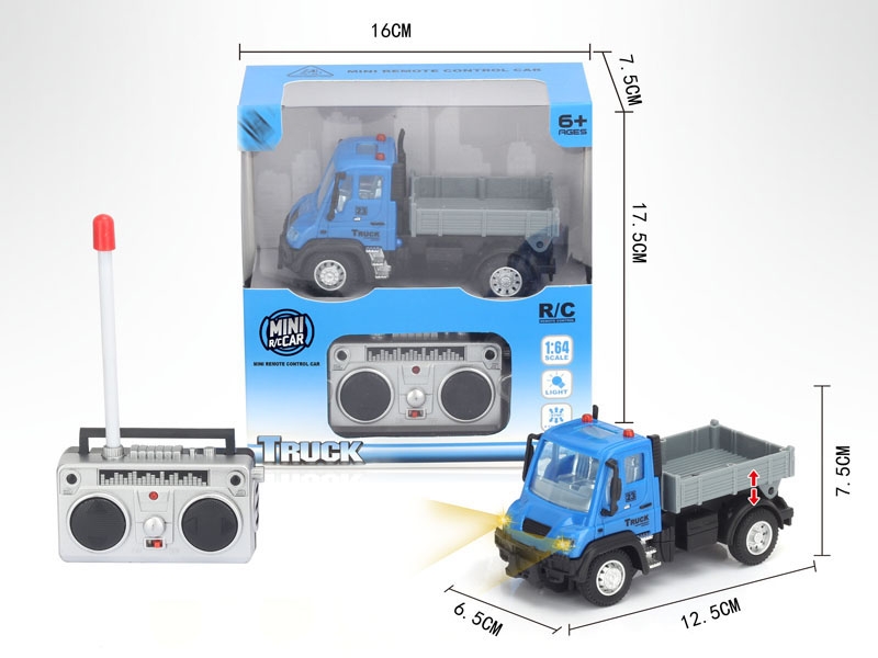 1:64四通遥控运输卡车(德式),蓝色 - HP1148560