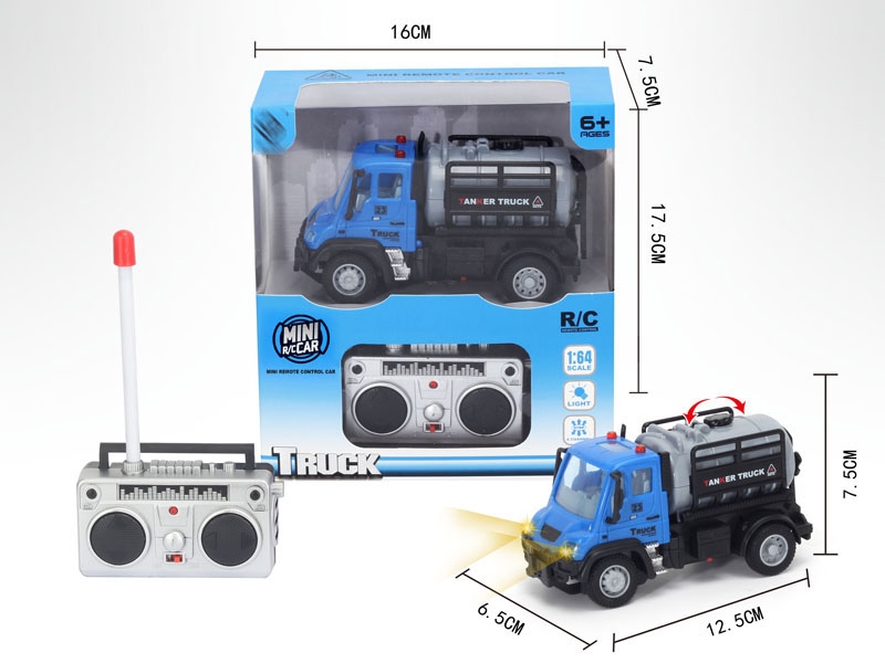 1：64四通遥控油罐运输车（德式）,蓝色 - HP1148569