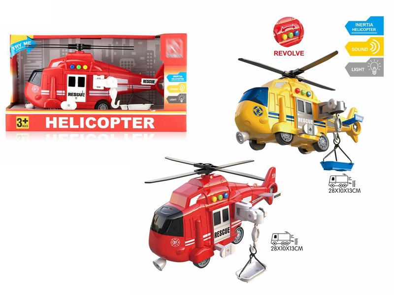 1:16 FRICTION HELICOPTER W/LIGHT & MUSIC - HP1148725