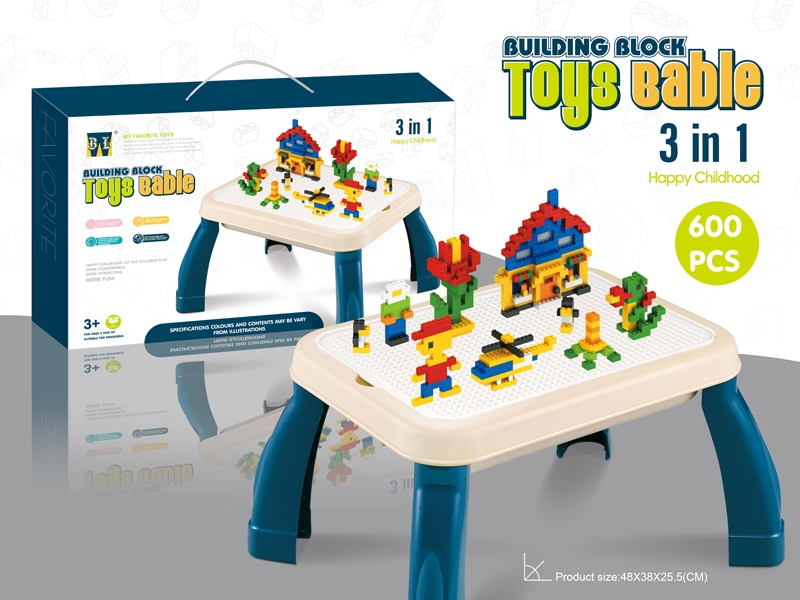 MULTI-FUNCTIONAL BLOCK LEARNING DESK 600PCS - HP1148809