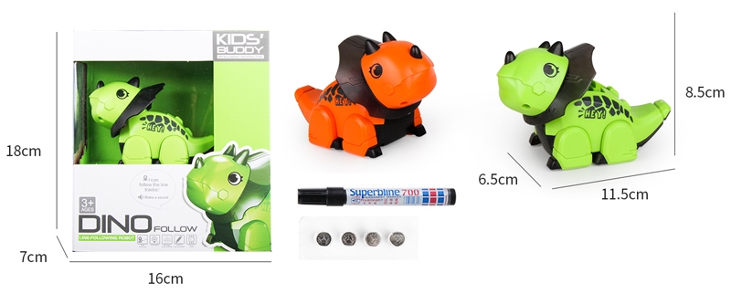 B/O DINOSAUR W/LIGHT, SOUND & TOUCH FUNCTION (INCLUDED BATTERIES) - HP1149263