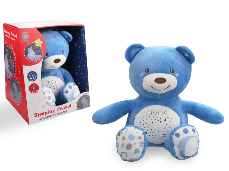 CALM NIGHT LIGHT W/PROJECTION (BEAR),3*AAA NOT INCLUDED - HP1149551