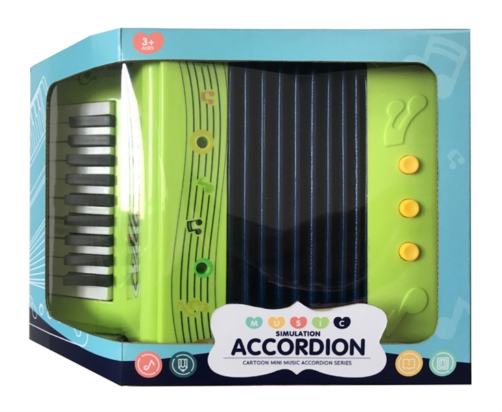 BIG ACCORDION 2AA NOT INCLUDED,LIGHT BLUE/LIGHT GREEN/GRASS GREEN - HP1149562
