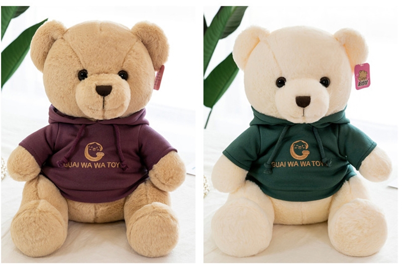 40CM HOODIE TEDDY BEAR 680G - HP1149952