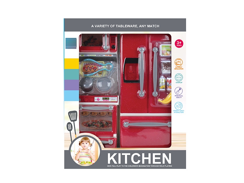 KITCHEN SET W/LIGHT & MUSIC,2*AAA NOT INCLUDED - HP1150213