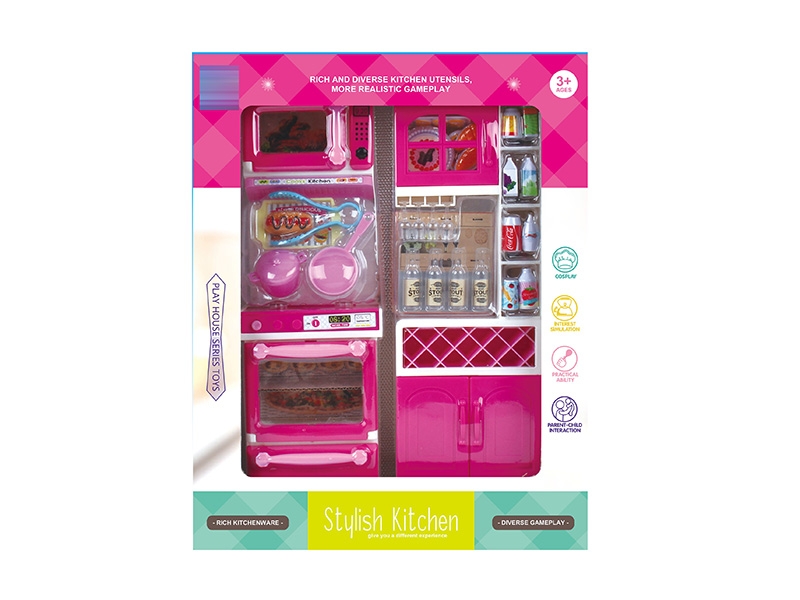 KITCHEN SET W/LIGHT & MUSIC,2*AAA NOT INCLUDED - HP1150228