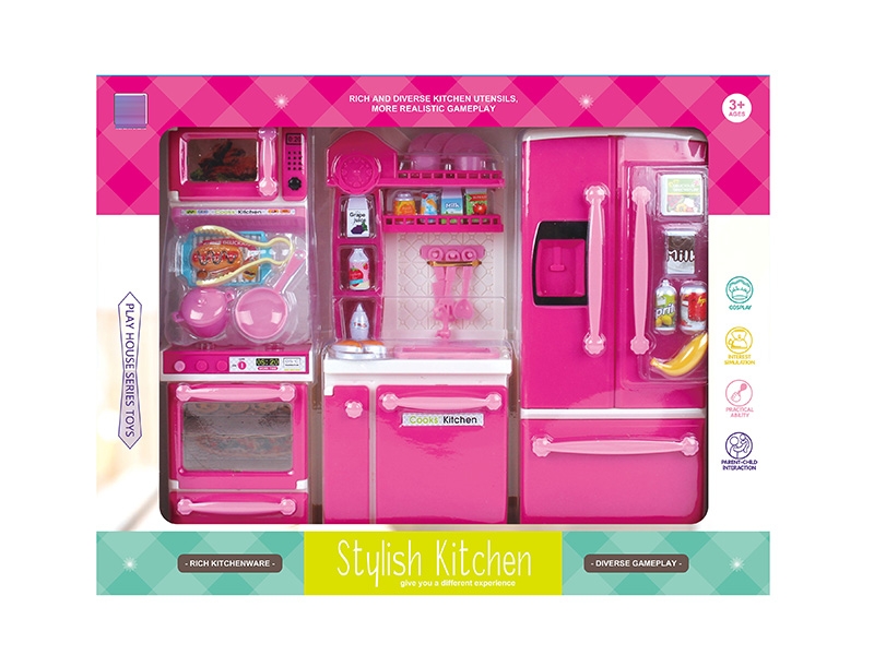 KITCHEN SET W/LIGHT & MUSIC,2*AAA NOT INCLUDED - HP1150230