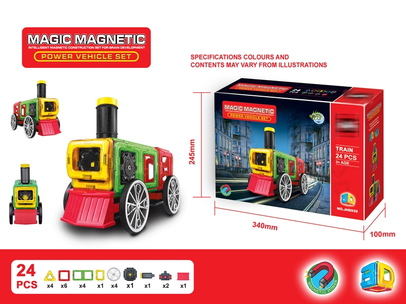 MAGNETIC BUILDING BLOCKS  (24PCS) - HP1150656
