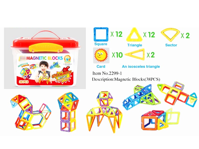 MAGNETIC BUILDING BLOCKS (38PCS) - HP1150670