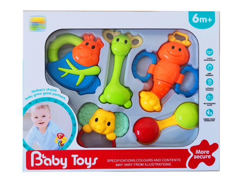 BABY RATTLE 5PCS - HP1151169