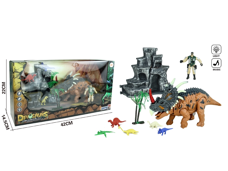 DINOSAUR SET W/LIGHT & SOUND - HP1151755