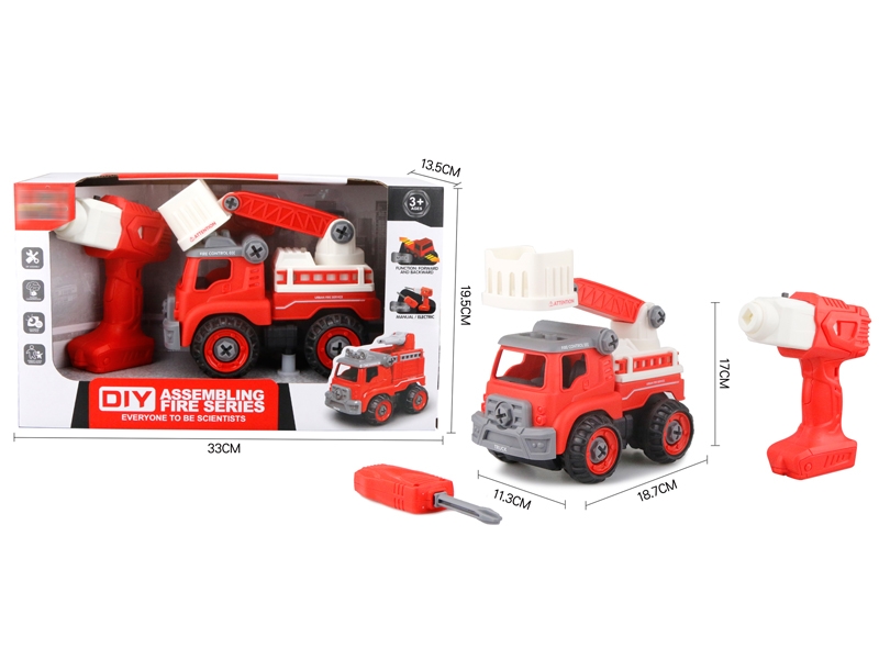 FREE WAY FIRE FIGHTING TRUCK W/MOTOR DRILL - HP1152231