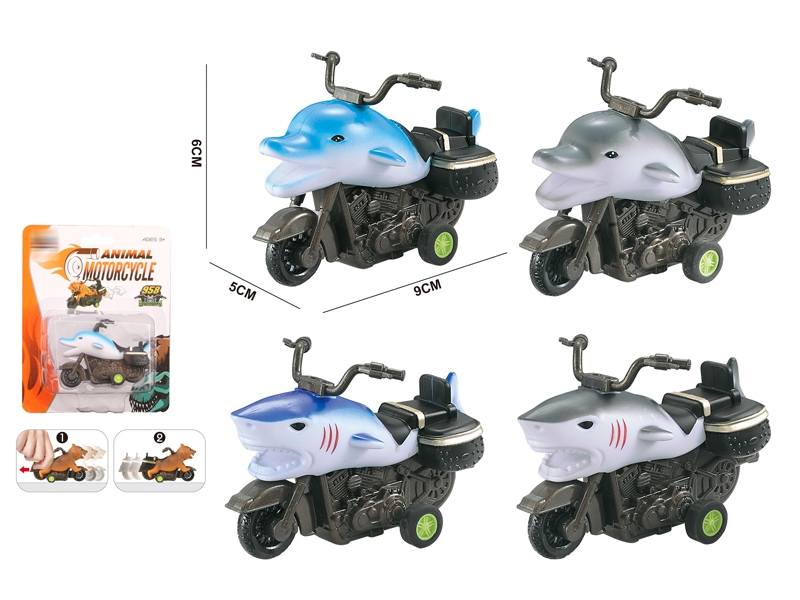PULL BACK MOTORCYCLE,4ASST - HP1152317