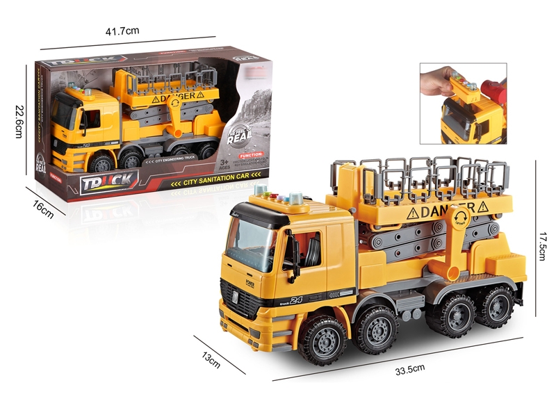 FRICTION CONSTRUCTION CAR W/LIGHT - HP1152411