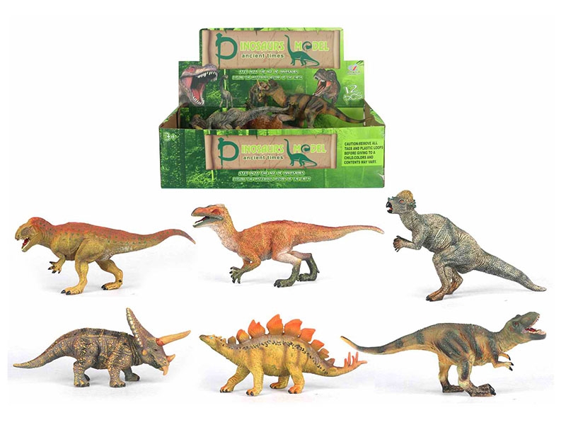 DINOSAURE SET 12PCS/DISPLAY BOX（6ASST) - HP1152536