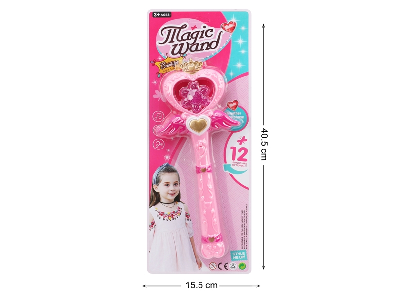 MAGIC STICKS W/LIGHT & MUSIC,PINK/GREEN - HP1153146