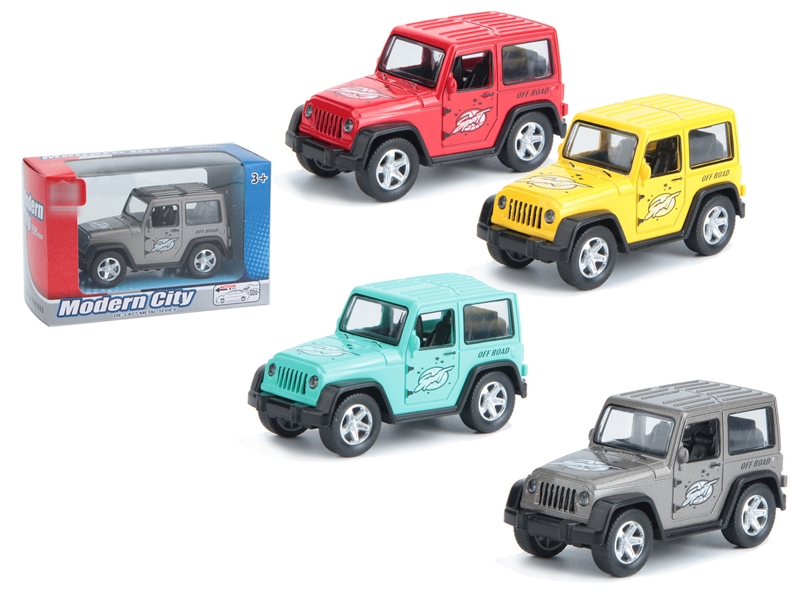 PULL BACK DIE CAST CAR RED/YELLOW/GREEN/GRAY - HP1153149