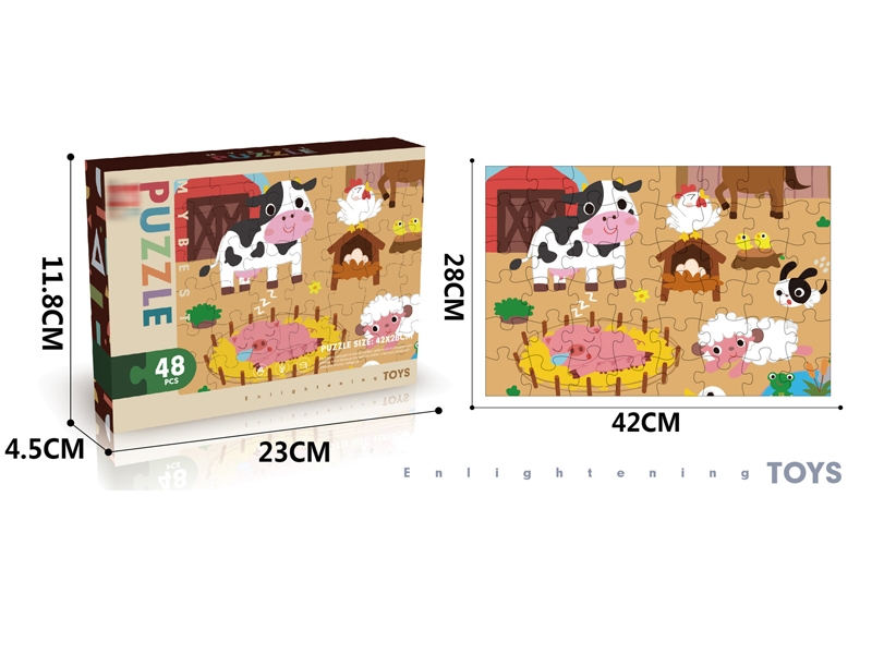PUZZLES 48PCS 4ASST - HP1153159