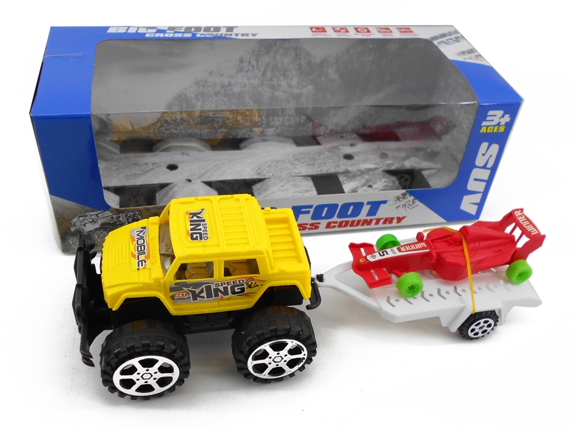 FRICTION TRUCK W/FREE WAY CAR - HP1153336