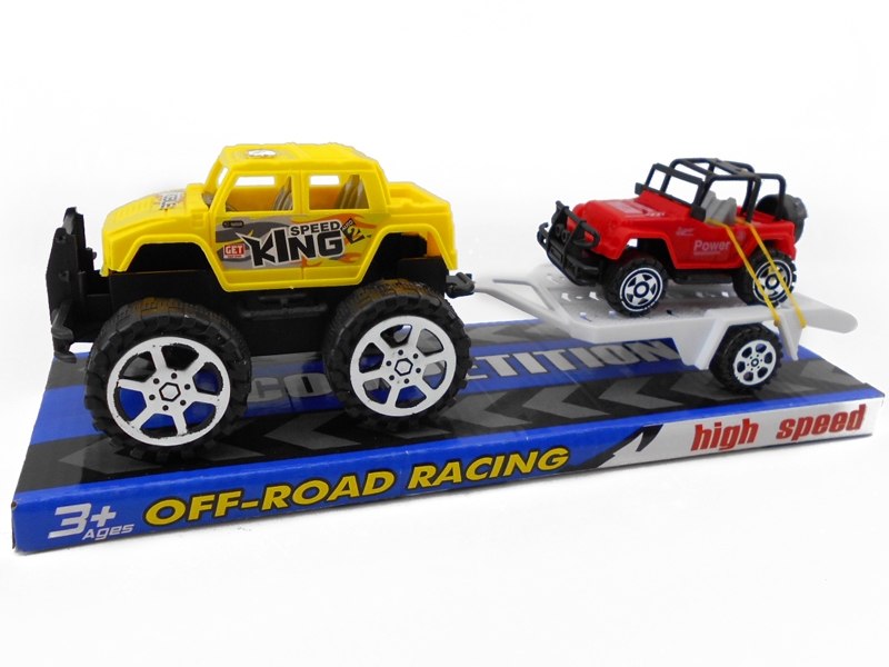 FRICTION TRUCK W/FREE WAY CAR - HP1153344