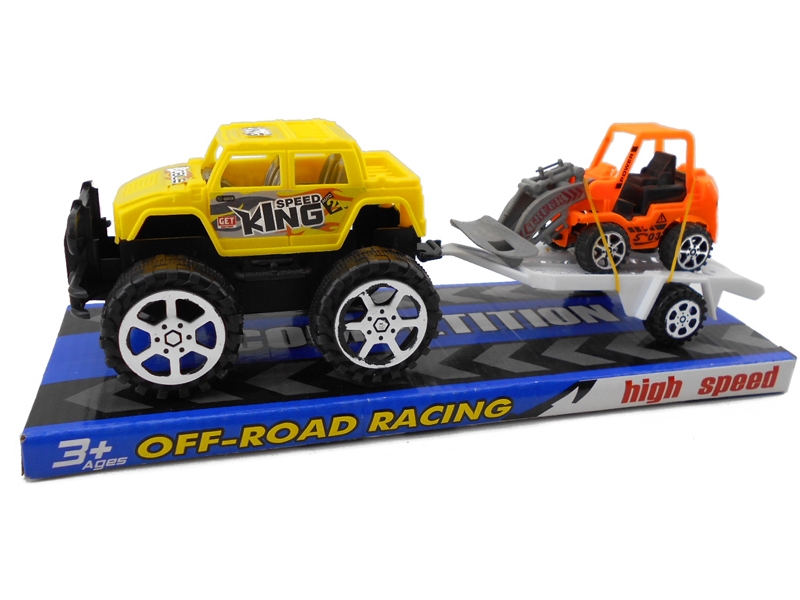 FRICTION TRUCK W/FREE WAY CAR - HP1153349