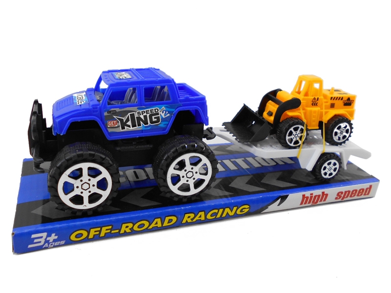 FRICTION TRUCK W/FREE WAY CAR - HP1153350