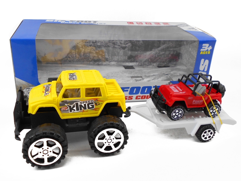 FRICTION TRUCK W/FREE WAY CAR - HP1153357