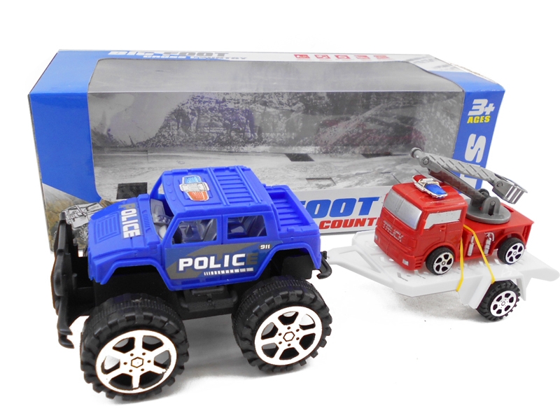 FRICTION TRUCK W/FREE WAY CAR - HP1153360