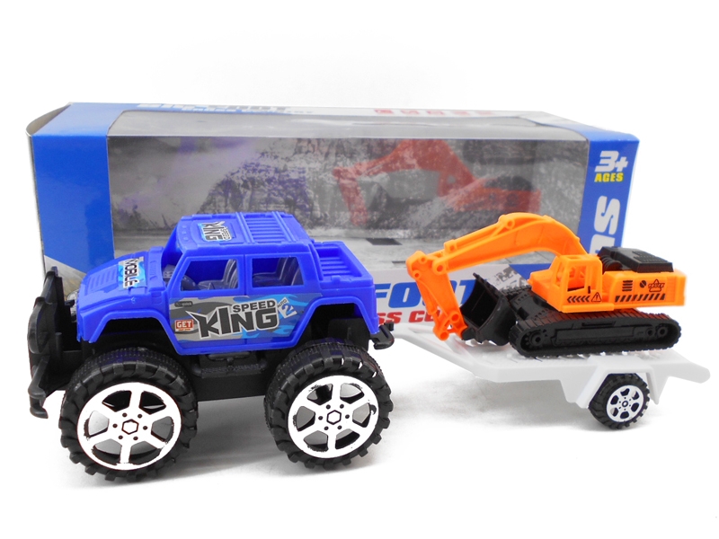 FRICTION TRUCK W/FREE WAY CAR - HP1153361