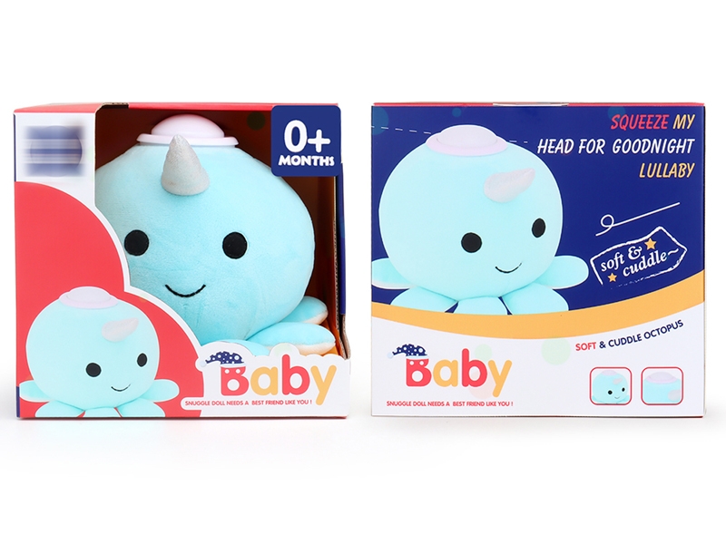 18CM SOFT & CUDDLE OCTOPUS W/LIGHT & IC - HP1153680