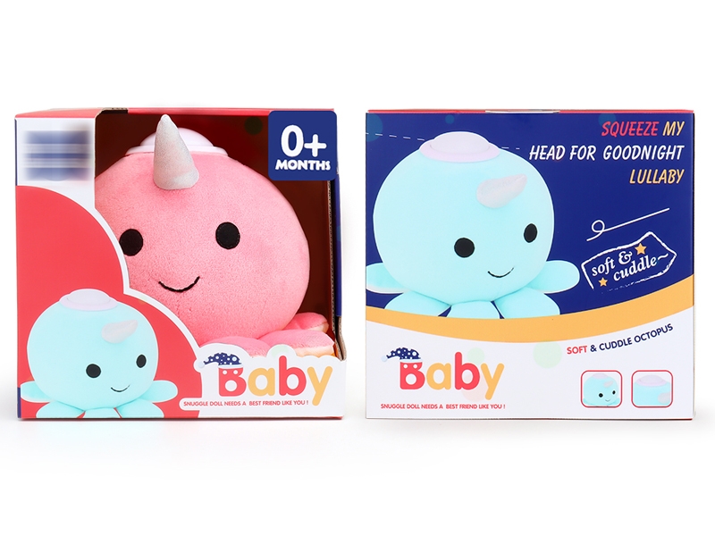 18CM SOFT & CUDDLE OCTOPUS W/LIGHT & IC - HP1153682