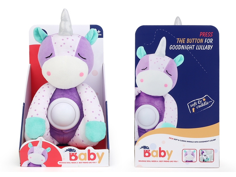30CM SOOTHING PLUSH AINMELS W/LIGHT & IC - HP1153720