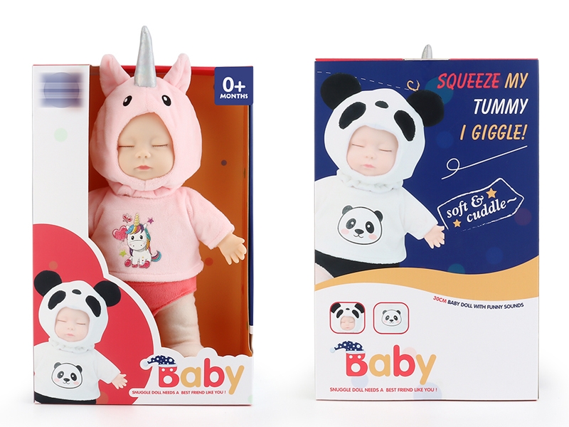30CM SOOTHING PLUSH DOLL W/IC - HP1153756