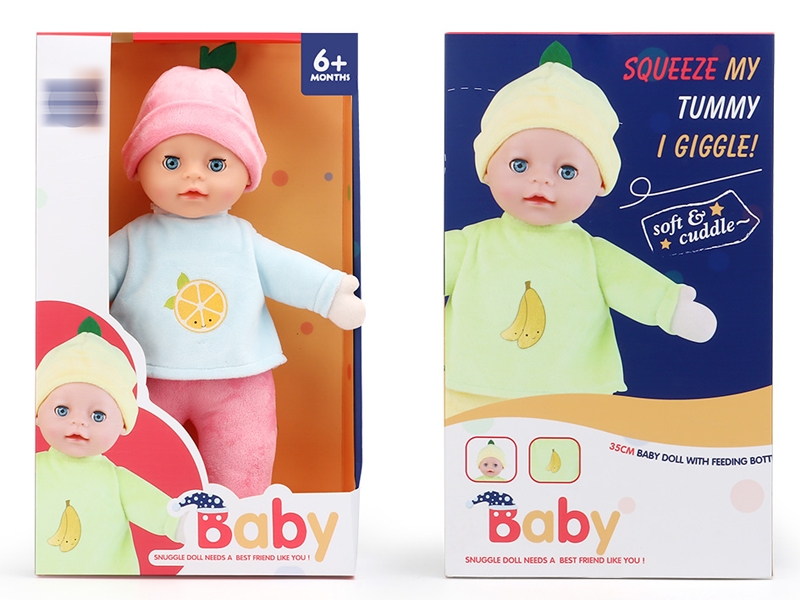 35CM SOOTHING PLUSH DOLL W/IC - HP1153777