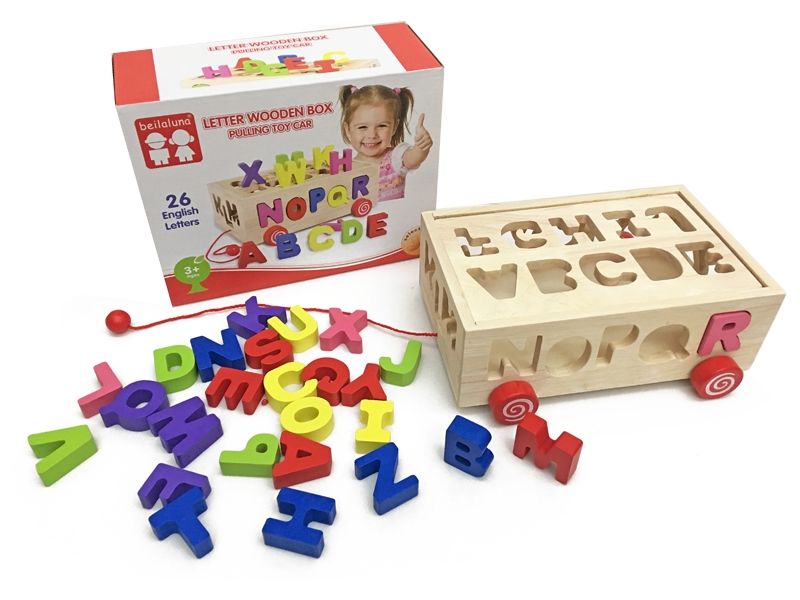 WOODEN PUZZLE LETTER TRAILER - HP1154139
