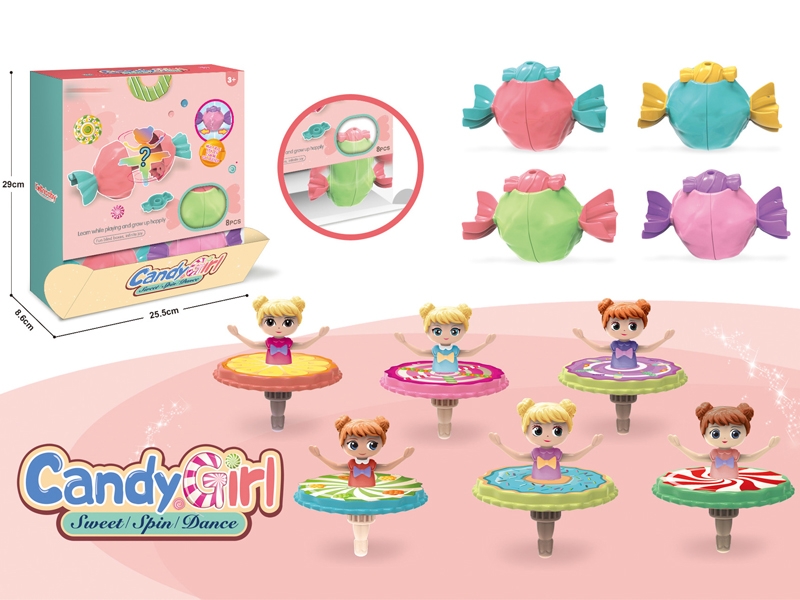 SPINNING TOP 8PCS/DISPLAY BOX - HP1154179