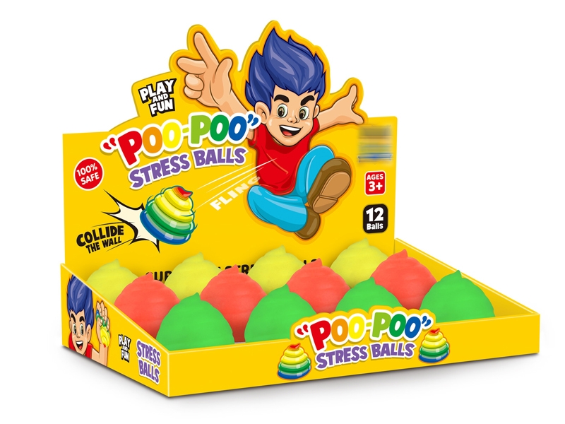STRESS BALL 12PCS/DISPLAY BOX - HP1154363