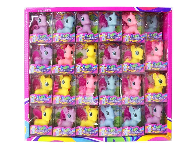2.5INCH  HORSE 48PCS/DISPLAY BOX - HP1154371
